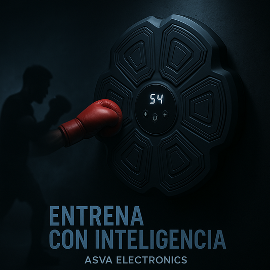 Máquina de Boxeo Inteligente ASVA con Luces y Bluetooth