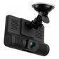 Dashcam 3 Cámaras Con Pantalla | Grabación Full Hd Y Cámara De Reversa