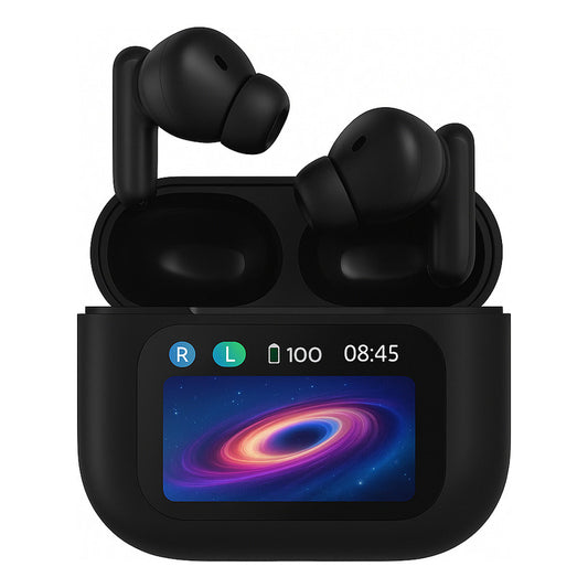 Audifonos Inteligentes Con Pantalla Tactil Led Reduccion De Ruido Bluetooth 5.4 Yx27 Se-60 Asva Electronics