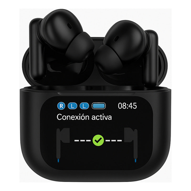 Audifonos Inteligentes Con Pantalla Tactil Led Reduccion De Ruido Bluetooth 5.4 Yx27 Se-60 Asva Electronics