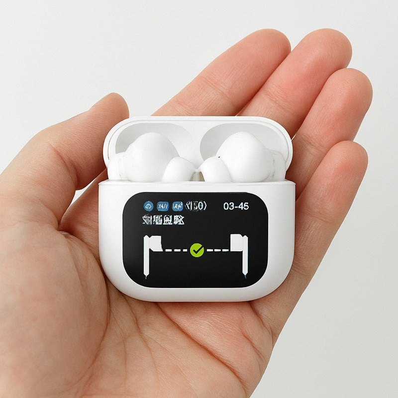 Audífonos Inteligentes Bluetooth 5.4 Con Pantalla Táctil Led, Cancelación Activa De Ruido, Sonido Hd Y Micrófono Integrado | Inalámbricos Yx27 Se-60 Asva Electronics