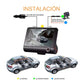Dashcam 3 Cámaras Con Pantalla | Grabación Full Hd Y Cámara De Reversa