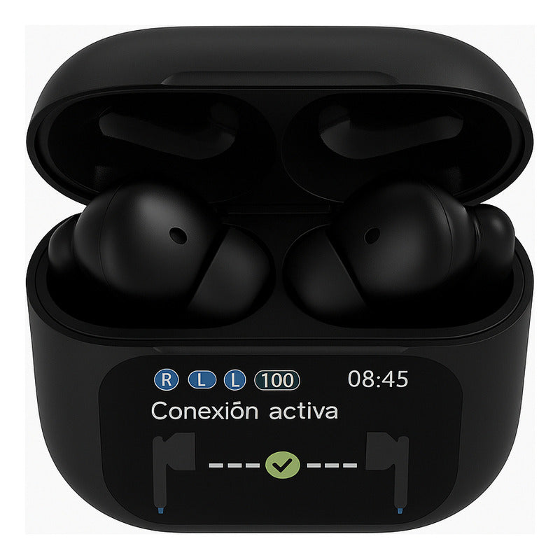 Audifonos Inteligentes Con Pantalla Tactil Led Reduccion De Ruido Bluetooth 5.4 Yx27 Se-60 Asva Electronics